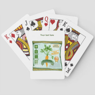 Morotsfrön som odlar veggiger casinokort