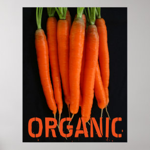 Morötter Färska från Garden Poster