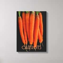 Morötter från vår trädgård canvastryck