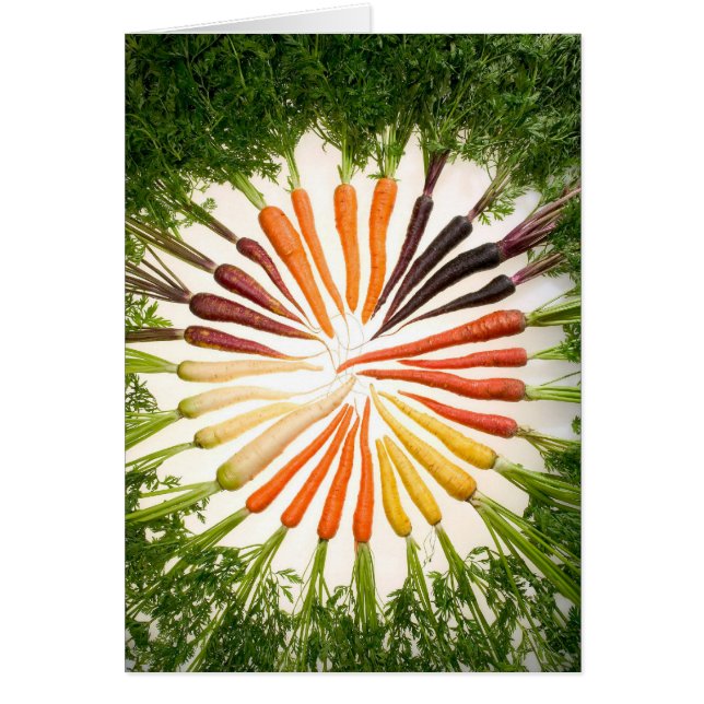 Morötter Hälsningskort (Framsidan)