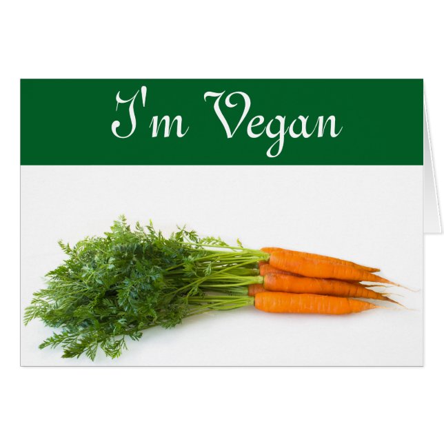 Morötter Hälsningskort (Framsidan Horizontal)