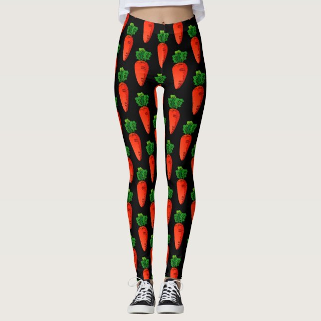 Morötter Leggings (Framsida)