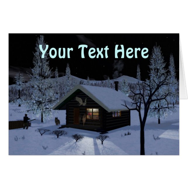 Moroz - Frost Hälsningskort (Framsidan Horizontal)