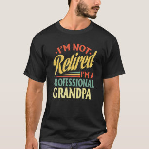 Morpa För manar Far Dag, pensionerad morfar T Shirt