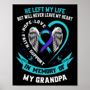 Morpa Suicide Awareness Prevention Memorial Grap Poster