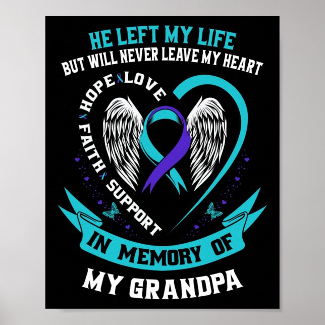 Morpa Suicide Awareness Prevention Memorial Grap Poster (Framsidan)