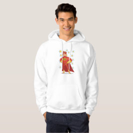 Morpa Superhjälte på Fars dag Hoodie