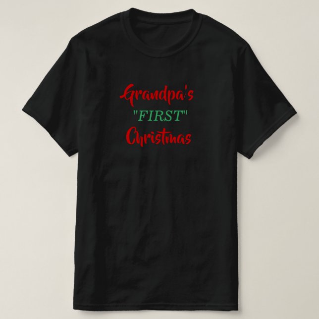 Morpas första julgaranti tee shirt (Design framsida)