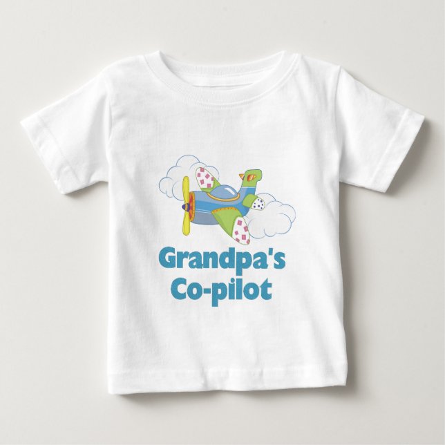 Morpas kopilot Boy Tee Shirt (Framsida)