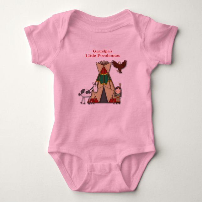 Morpas Little Pocahontas T Shirt (Framsida)