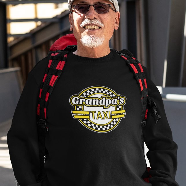 Morpas Taxi-tecken Lång Ärmad Tröja (Skapare uppladdad)