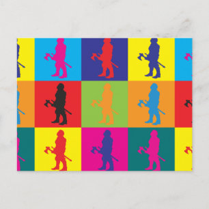 MORPGs pop Art Vykort