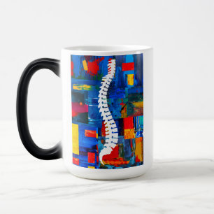 Morphing Chiropractickaffemugg för kiropraktor Magisk Mugg