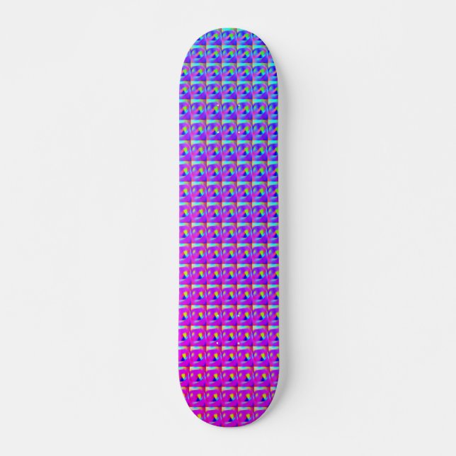Morphing färg mini skateboard bräda 18,5 cm (Framsida)