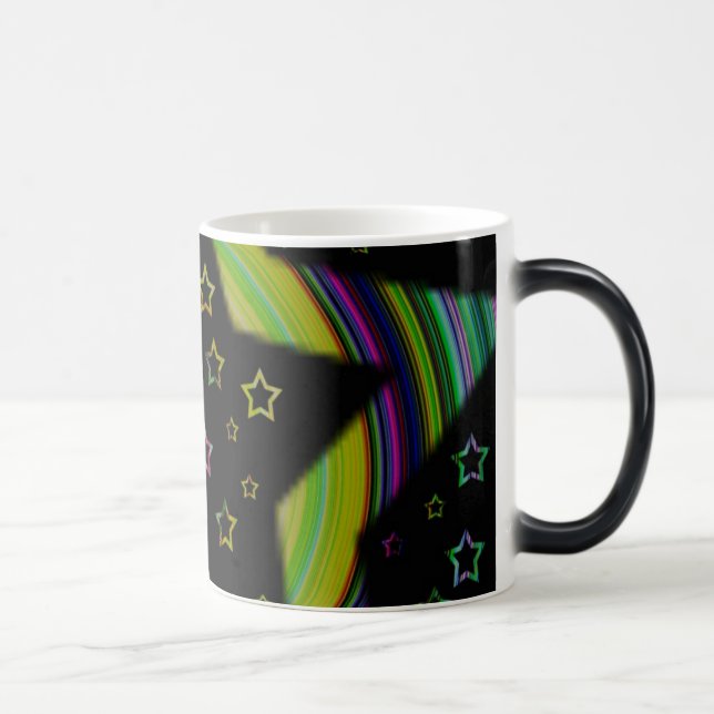 Morphing kaffemugg för toppen stjärna (Höger)