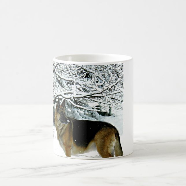 Morphing kaffemugg för tysk herde (Center)