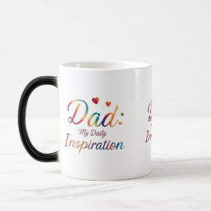 Morphing Mugg 11 oz - "Pappa: Min dagliga inspirat
