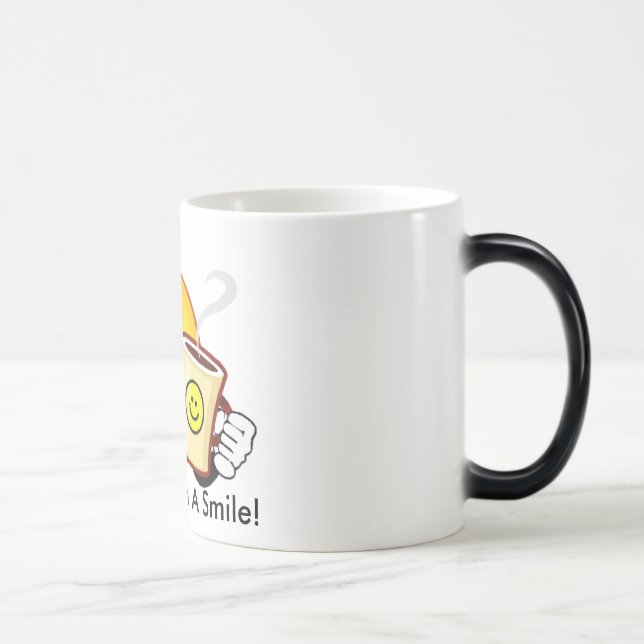 Morphing mugg 11oz * vakna upp med ett leende * (Höger)
