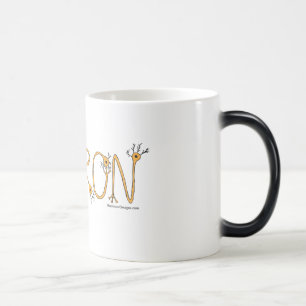 Morphing mugg - den orange NEURONEN och ljust -