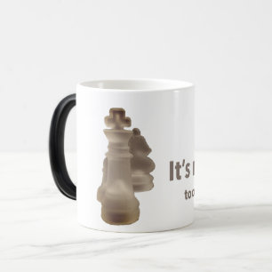 Morphing Mugg: "Det är aldrig för sent." Magisk Mugg