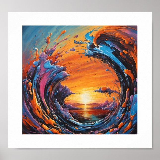 Morphing Sunset Poster (Framsidan)