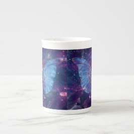 Morpho butterfly / Galaxy Mandala Benporslin Mugg