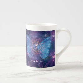 Morpho butterfly / Galaxy Mandala Benporslin Mugg