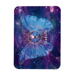 Morpho butterfly / Galaxy Mandala Magnet