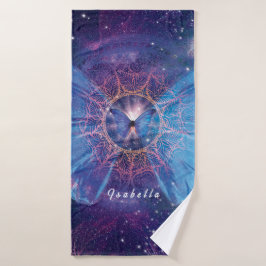 Morpho butterfly/Galaxy Mandala Papper Underlägg
