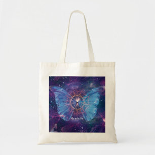 Morpho butterfly / Galaxy Mandala Tygkasse