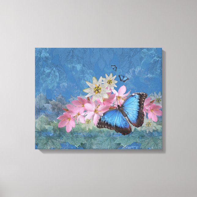 Morpho Magic Insvept Canvastryck (Framsida)
