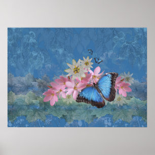 Morpho Magic Print Poster