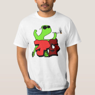 Morphsuit den låga nyckeln smoken på dess mest fin t shirt