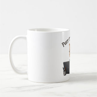 Morr på min senaste e-post — Rolig katt på kontore Kaffemugg