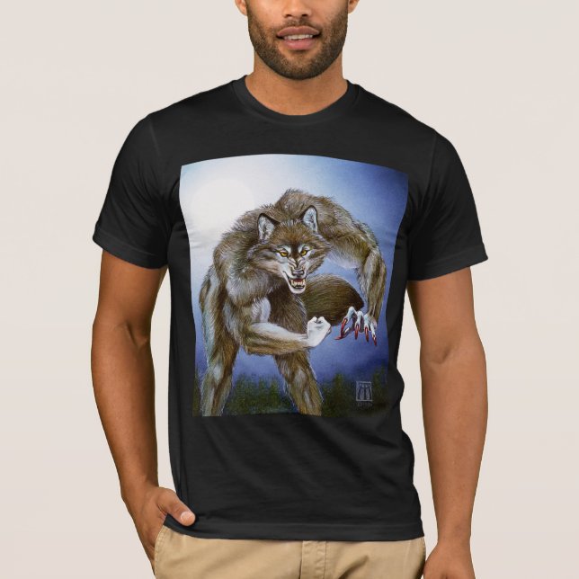 Morra alfabetiskWerewolft-skjortan Tee (Framsida)