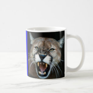 Morra puma, placerad puma kaffemugg