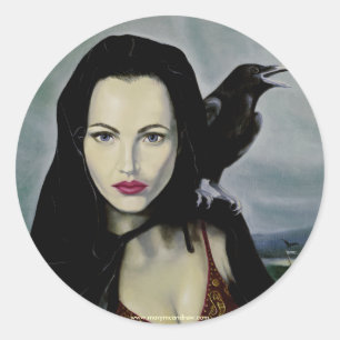 "Morrigan" Runt Klistermärke