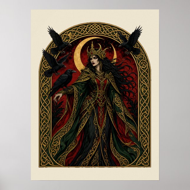 Morrigan, spökornas drottning poster (Framsidan)