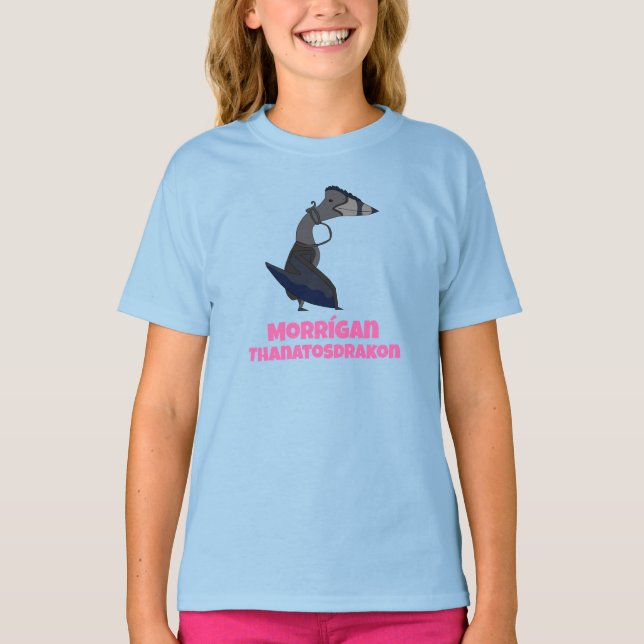 Morrigan Thanatosdrakon Dinosaur T-Shirt (Framsida)