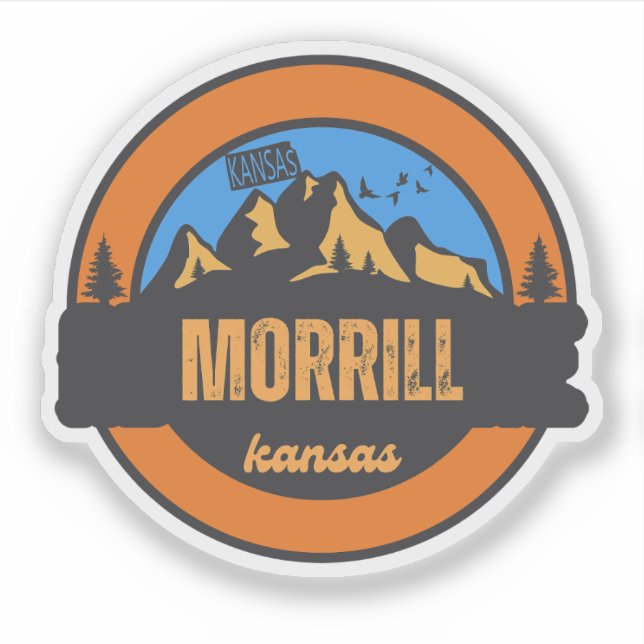 Morrill, Kansas Klistermärken (Framsida)