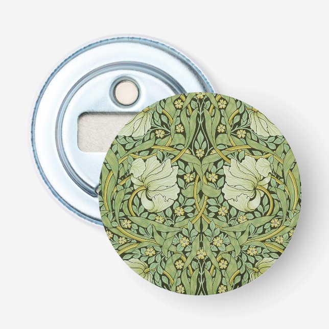 Morris 1876 Vintage Pimpernel-Blommönster Flasköppnare (Framsidan)