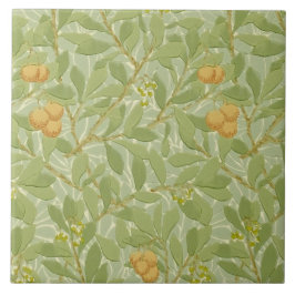 Morris 1913 Arbutus Design Arts & Crafts Tile Kakelplatta