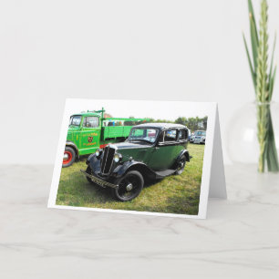 Morris 8 veteranbil helgkort
