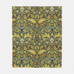 Morris Acanthus Löv Twining Stem Flowers Carpet Fleecefilt