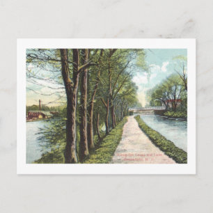 Morris Canal, Bloomfield, New jersey Vintage Vykort