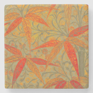 Morris & Co. Bambu-mönster Godwin Orange & Sage Stenunderlägg