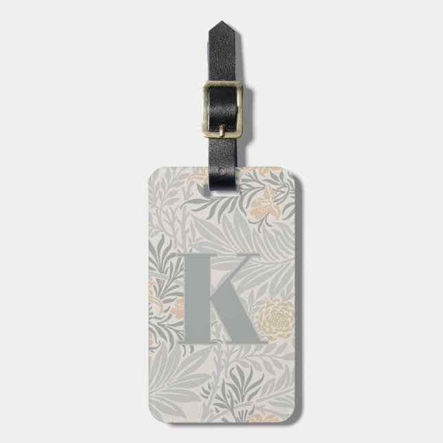 Morris Coral & Sage Larkspur Mönster Bagagebricka (Vertikal Framsida)