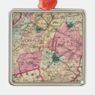 Morris County NJ Julgransprydnad Metall
