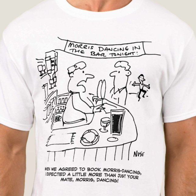 Morris Dancing i Pub. Traditionell Morris Dancing T Shirt (Skapare uppladdad)