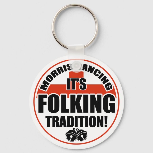 Morris Dancing Tradition Nyckelring (Framsida)